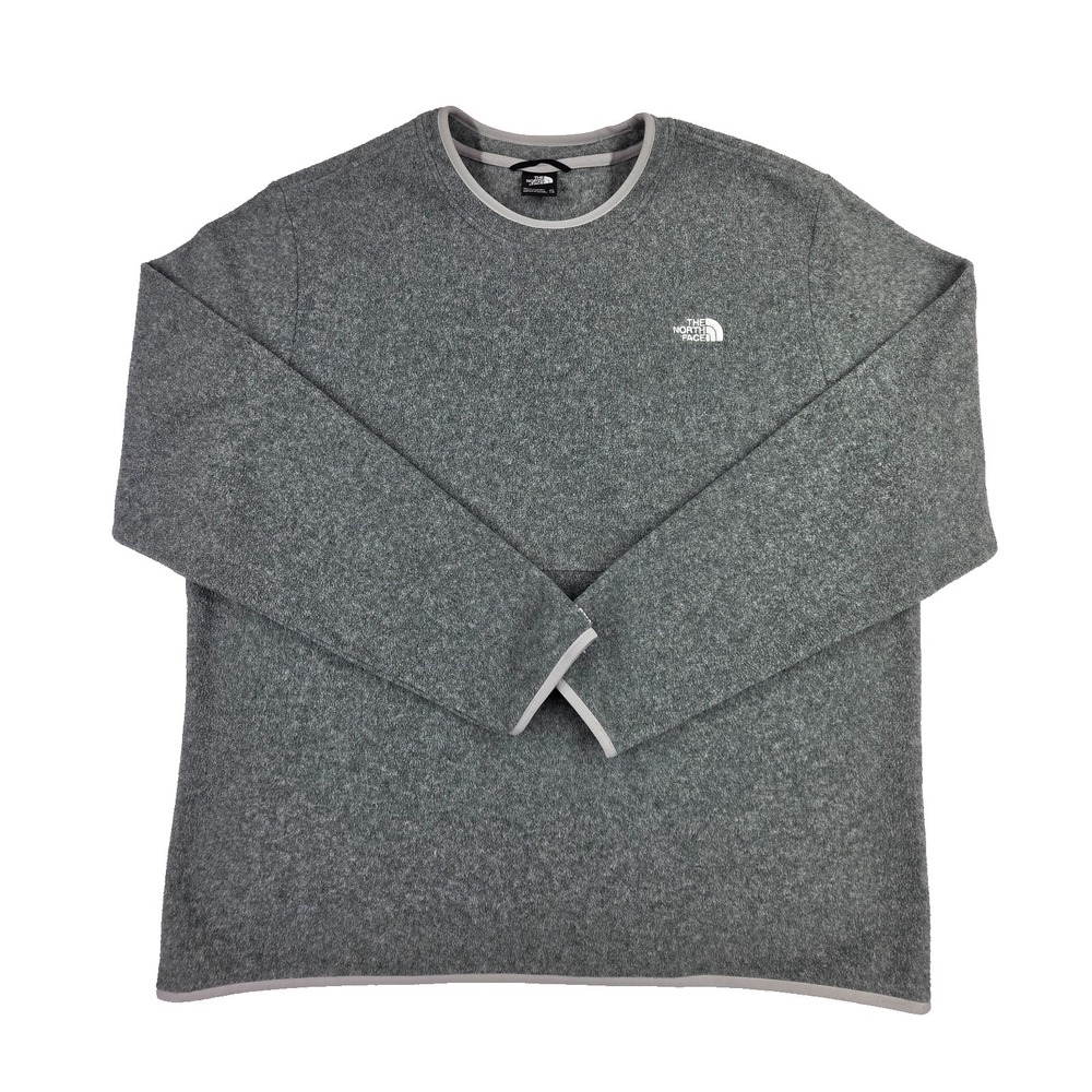The Northface Polartec Fleece‎ Pullover Crewneck Gray Sweatshirt XXL